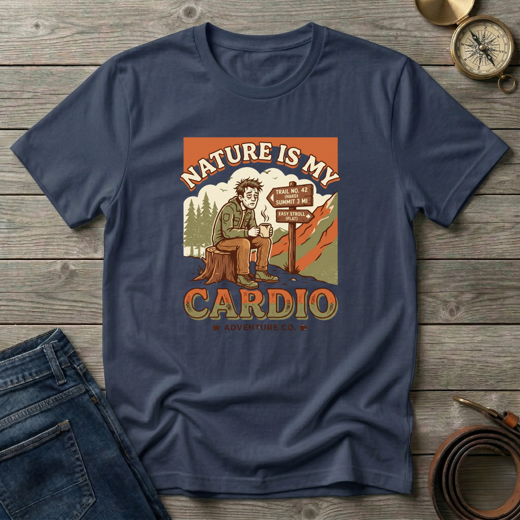 NATURE IS MY CARDIO T-SHIRT