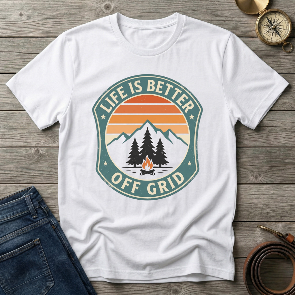 LIFE IS BETTER OFF GRID T-SHIRT