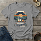 MORNINGS HIT DIFFERENT OUT HERE T-SHIRT