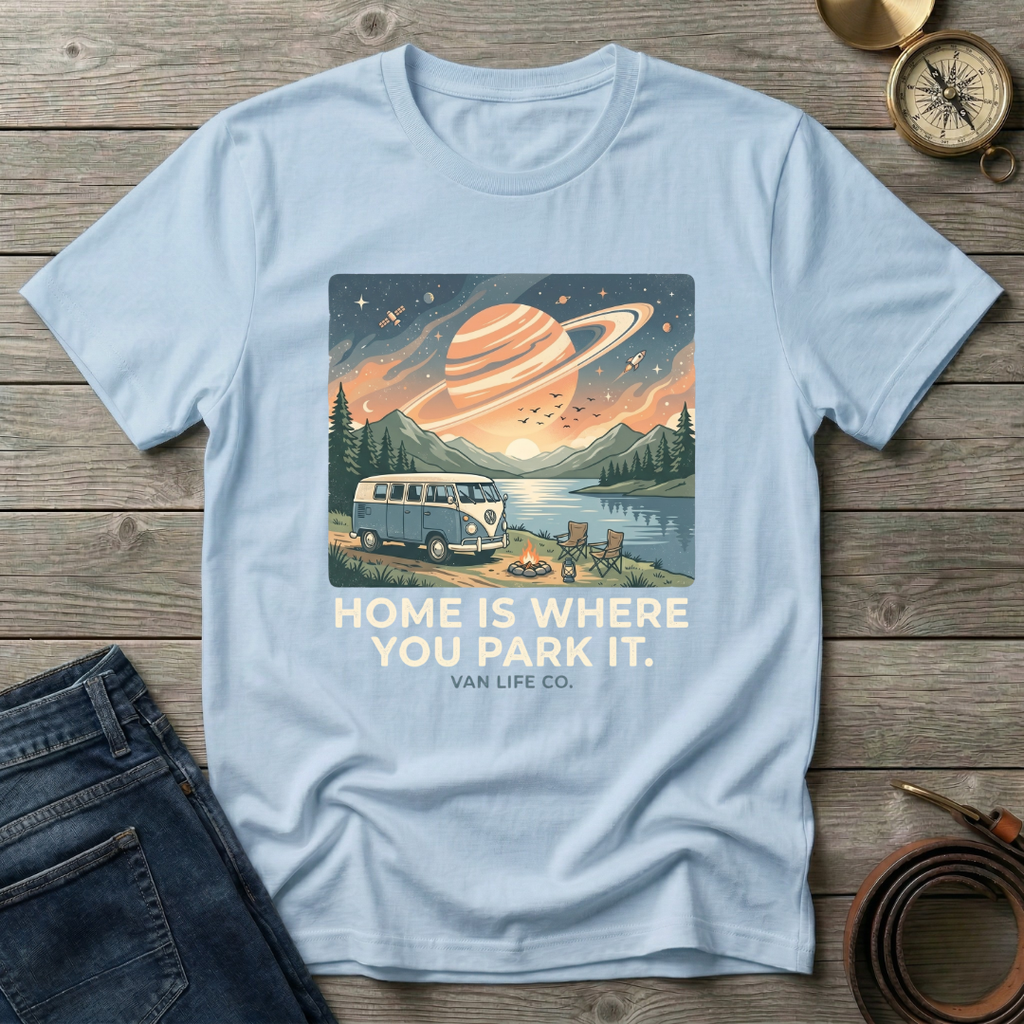 HOME IS WHERE YOU PARK IT T-SHIRT