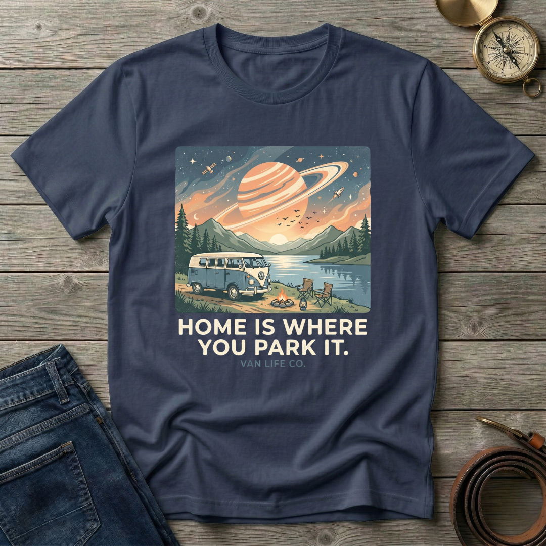 HOME IS WHERE YOU PARK IT T-SHIRT