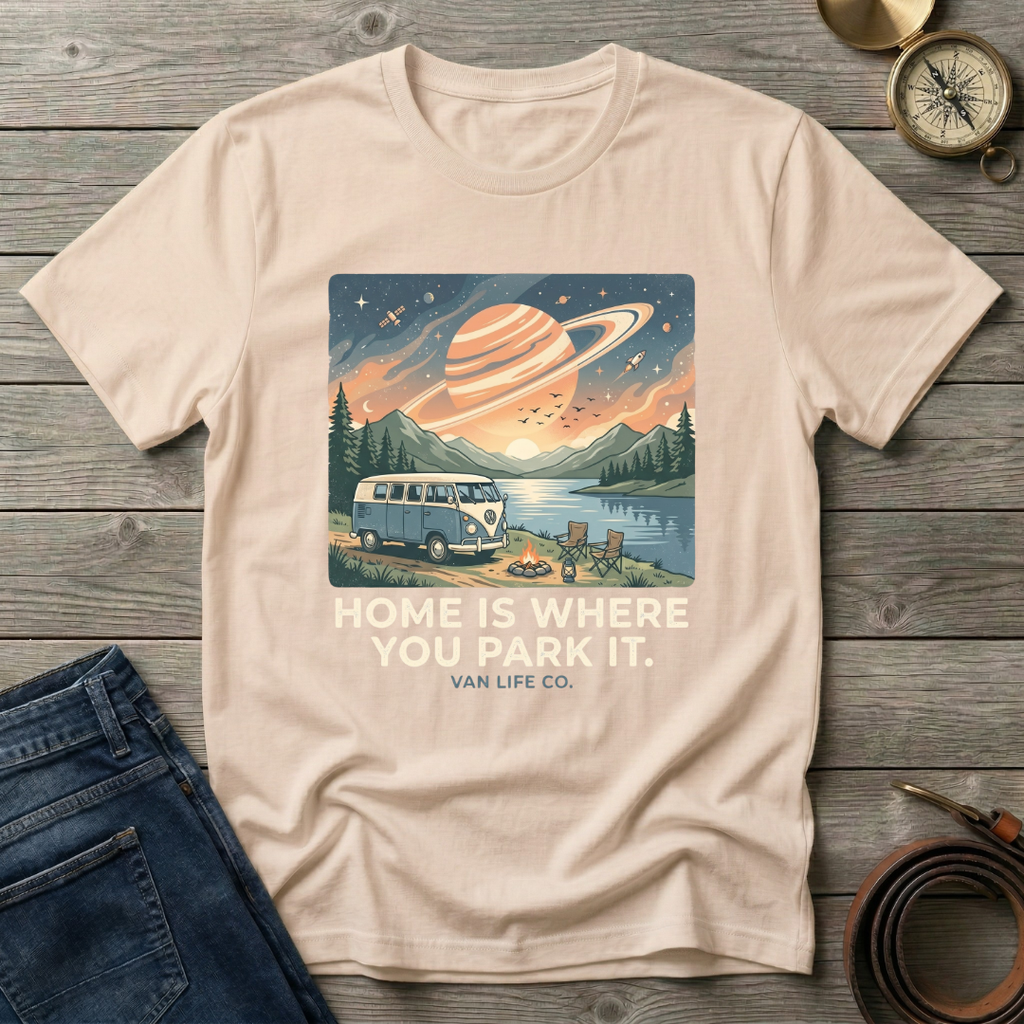 HOME IS WHERE YOU PARK IT T-SHIRT