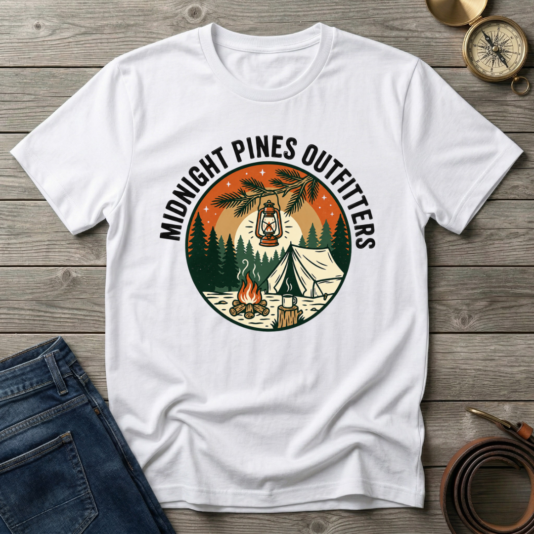 MIDNIGHT PINES OUTFITTERS T-SHIRT