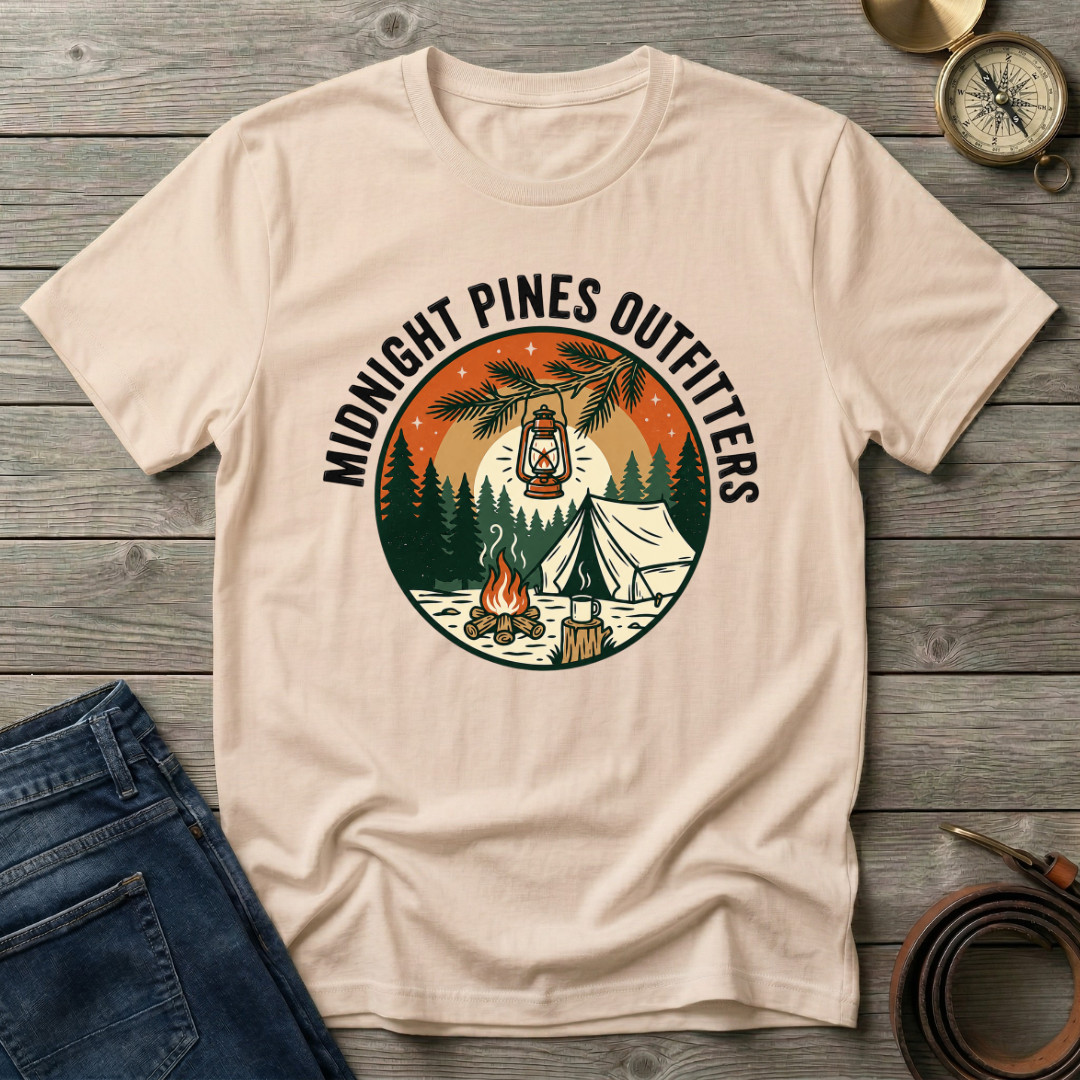 MIDNIGHT PINES OUTFITTERS T-SHIRT