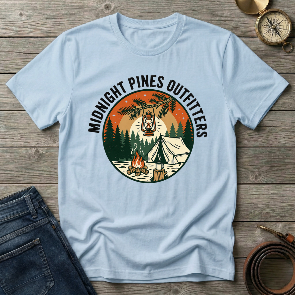 MIDNIGHT PINES OUTFITTERS T-SHIRT
