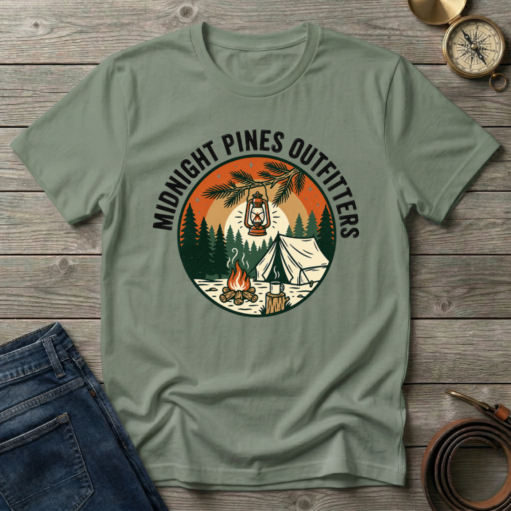 MIDNIGHT PINES OUTFITTERS T-SHIRT