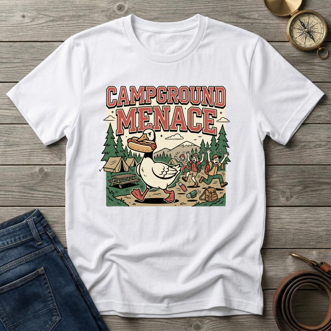 CAMPGROUND MENACE T-SHIRT