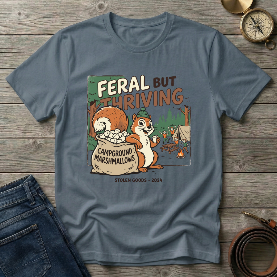 FERAL BUT THRIVING T-SHIRT