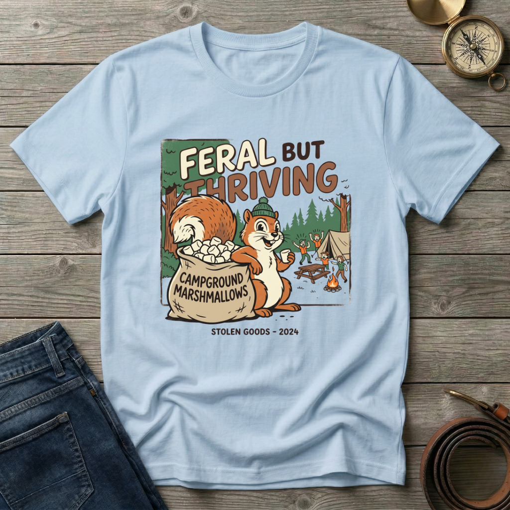 FERAL BUT THRIVING T-SHIRT