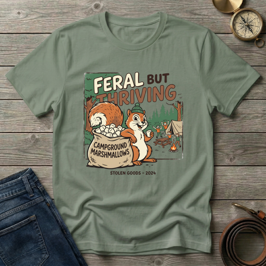 FERAL BUT THRIVING T-SHIRT