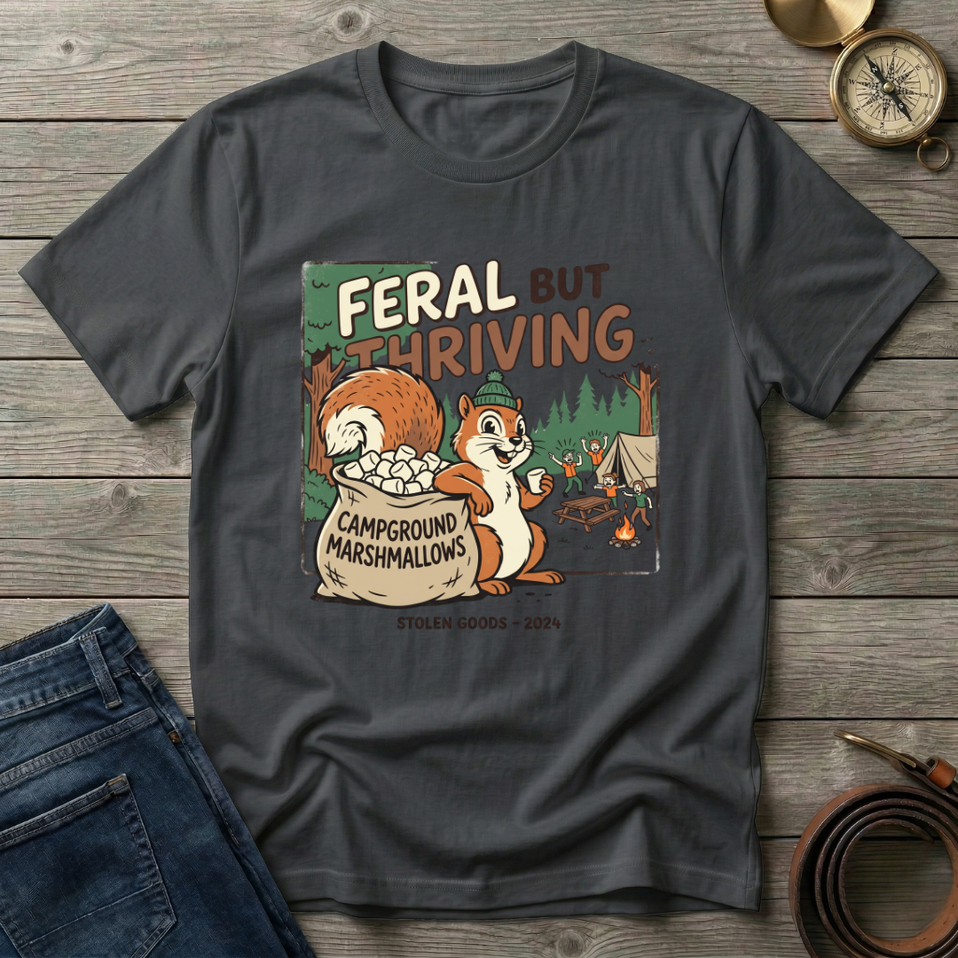 FERAL BUT THRIVING T-SHIRT