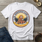 SLOW MORNINGS CAMP CLUB  T-SHIRT