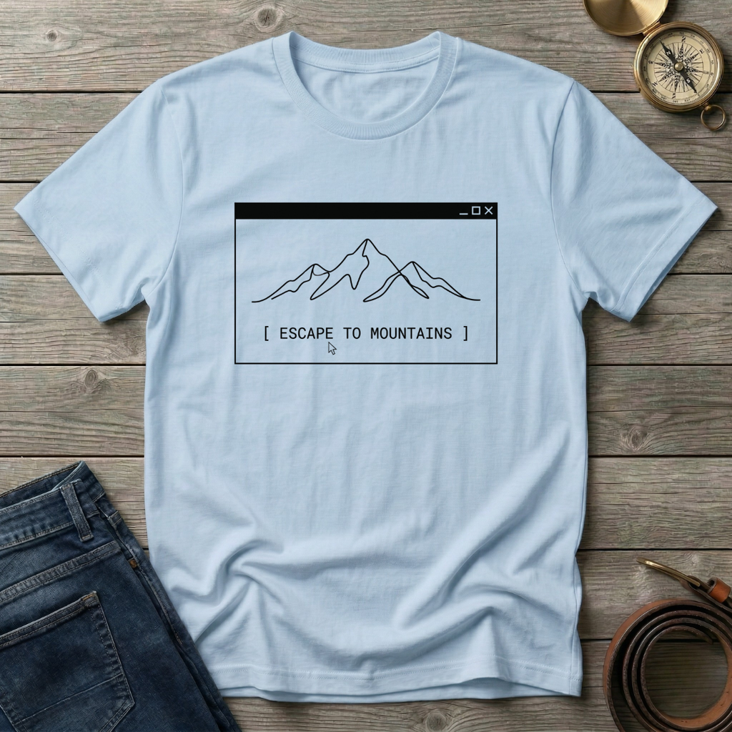 ESCAPE TO MOUNTAINS T-SHIRT