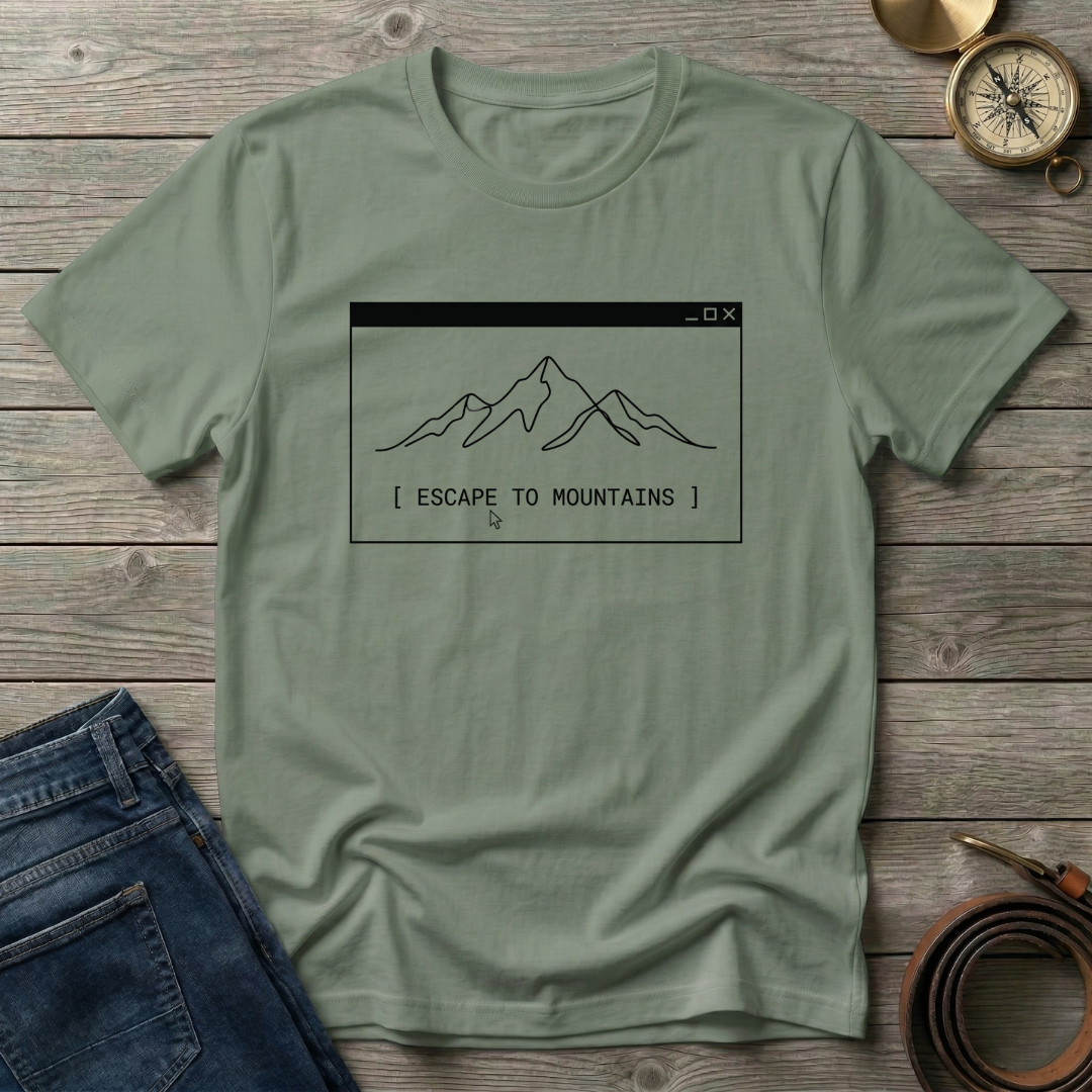 ESCAPE TO MOUNTAINS T-SHIRT