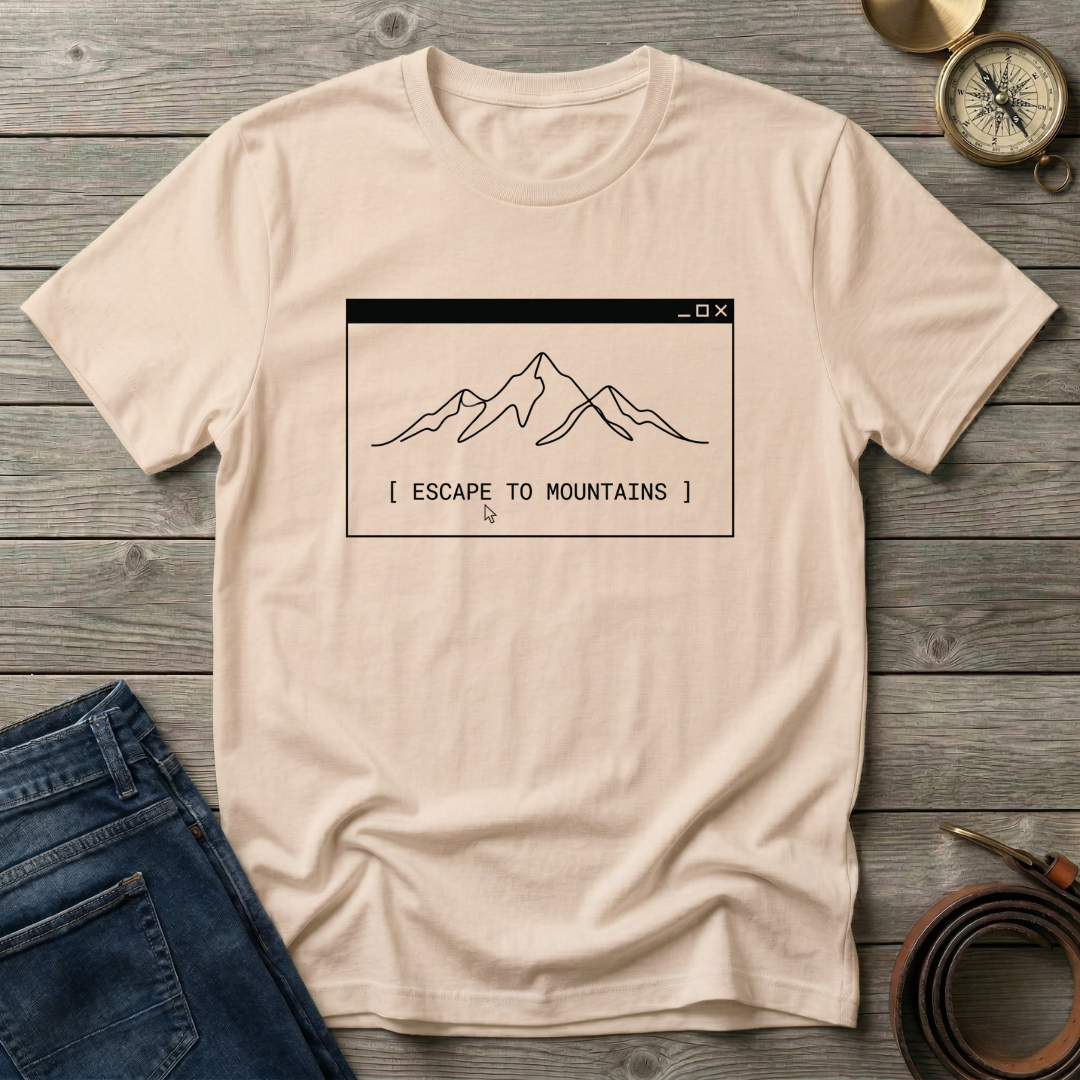 ESCAPE TO MOUNTAINS T-SHIRT