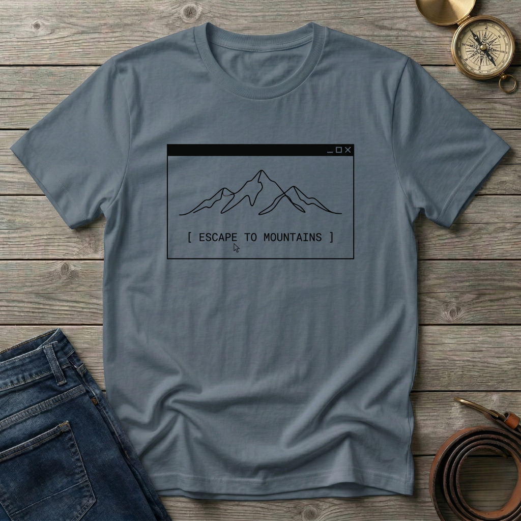ESCAPE TO MOUNTAINS T-SHIRT