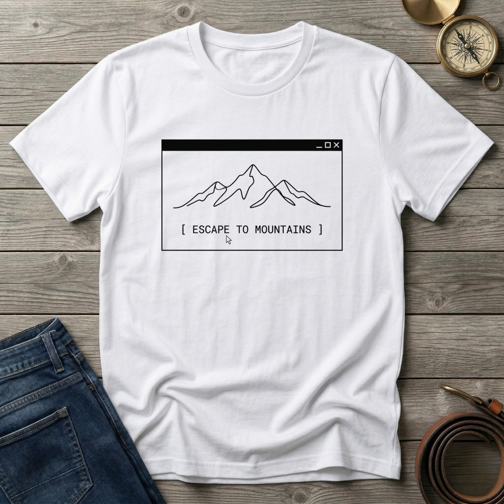 ESCAPE TO MOUNTAINS T-SHIRT
