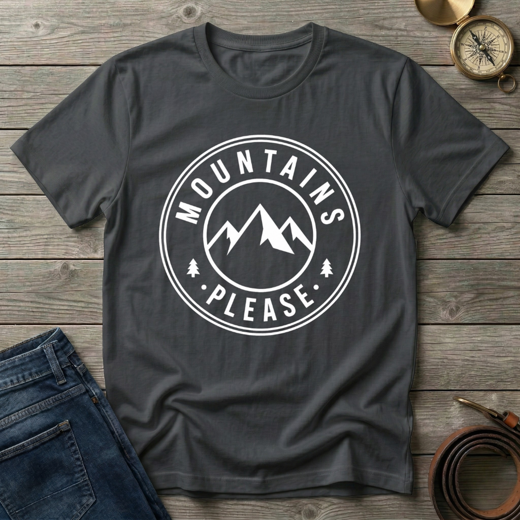 MOUNTAINS PLEASE T-SHIRT