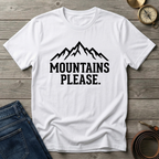 MOUNTAINS PLEASE T-SHIRT