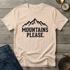 MOUNTAINS PLEASE T-SHIRT