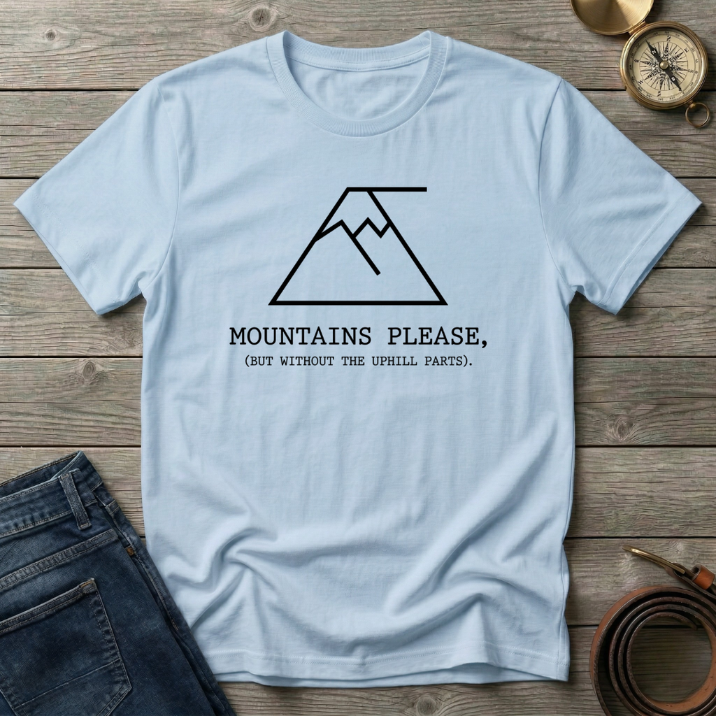 MOUNTAINS PLEASE T-SHIRT