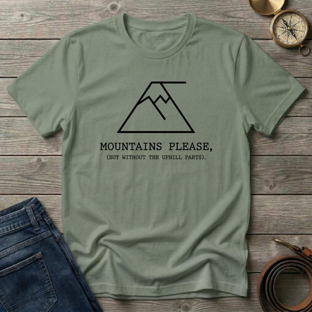 MOUNTAINS PLEASE T-SHIRT