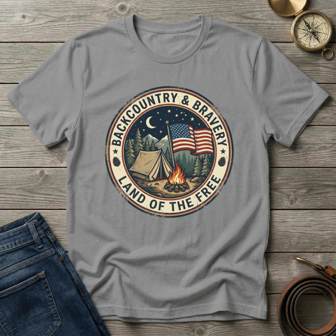 BACKCOUNTRY AND BRAVERY T-SHIRT