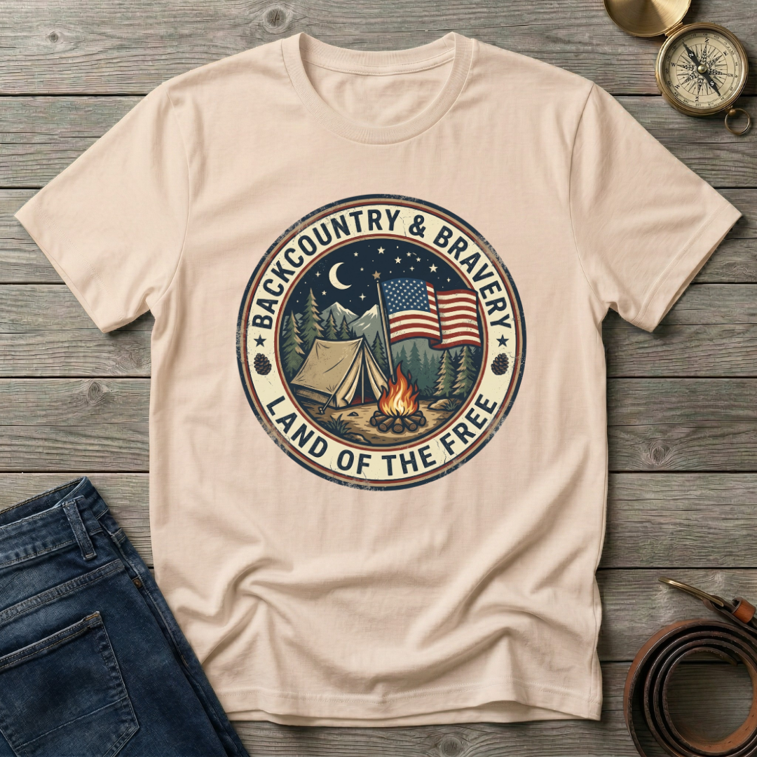 BACKCOUNTRY AND BRAVERY T-SHIRT