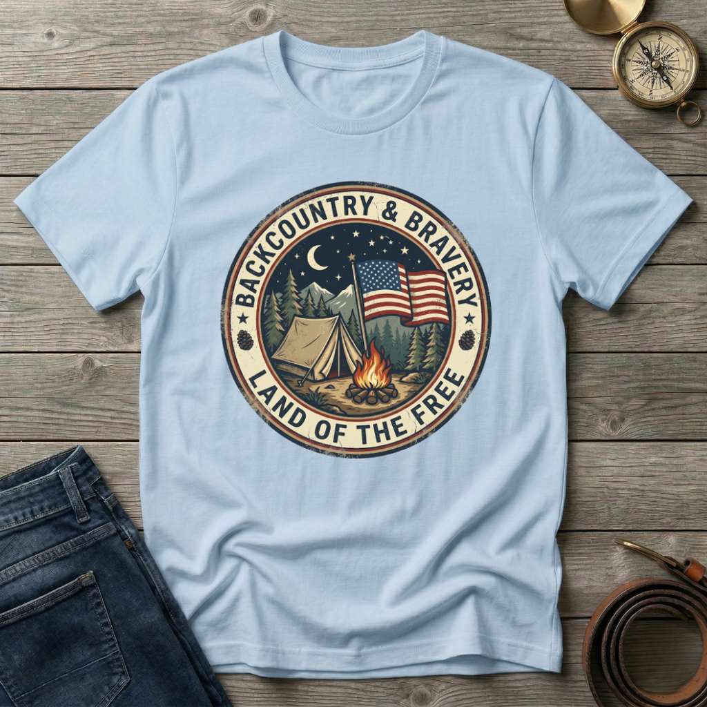 BACKCOUNTRY AND BRAVERY T-SHIRT