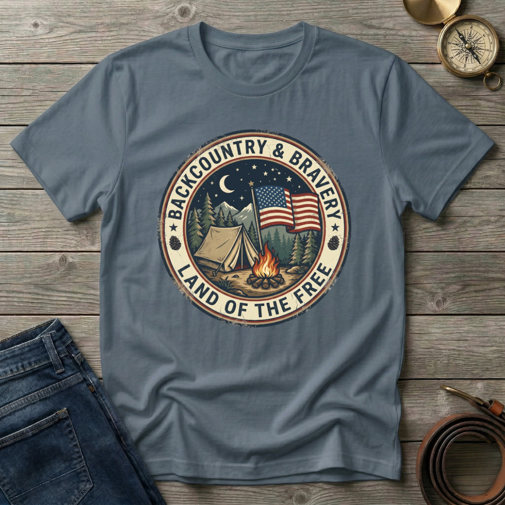 BACKCOUNTRY AND BRAVERY T-SHIRT
