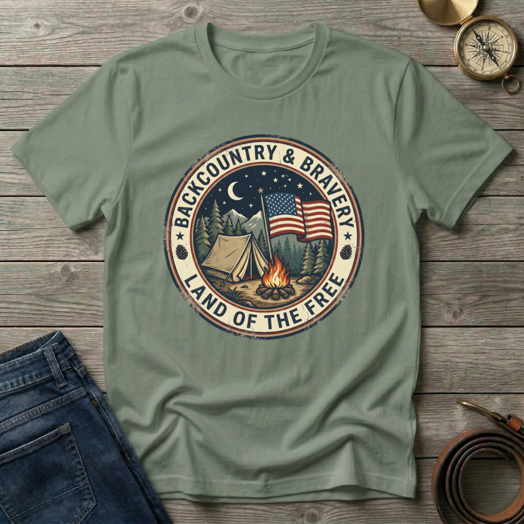 BACKCOUNTRY AND BRAVERY T-SHIRT