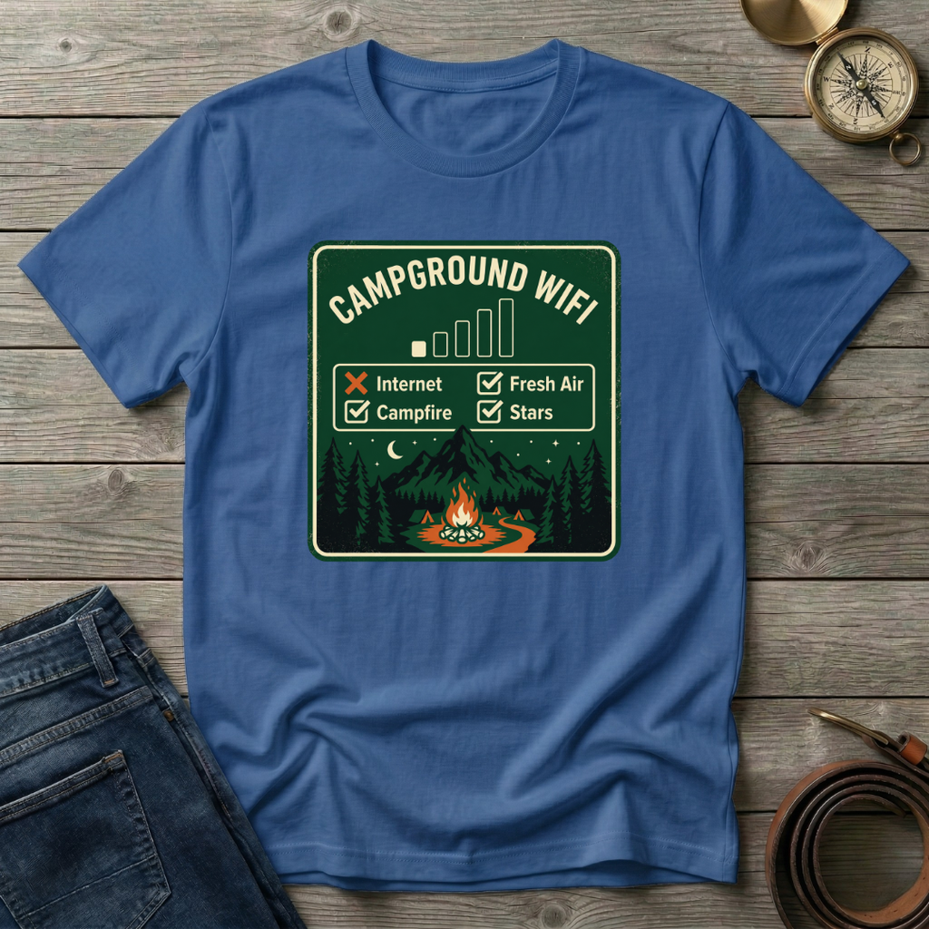 CAMPGROUND WIFI T-SHIRT