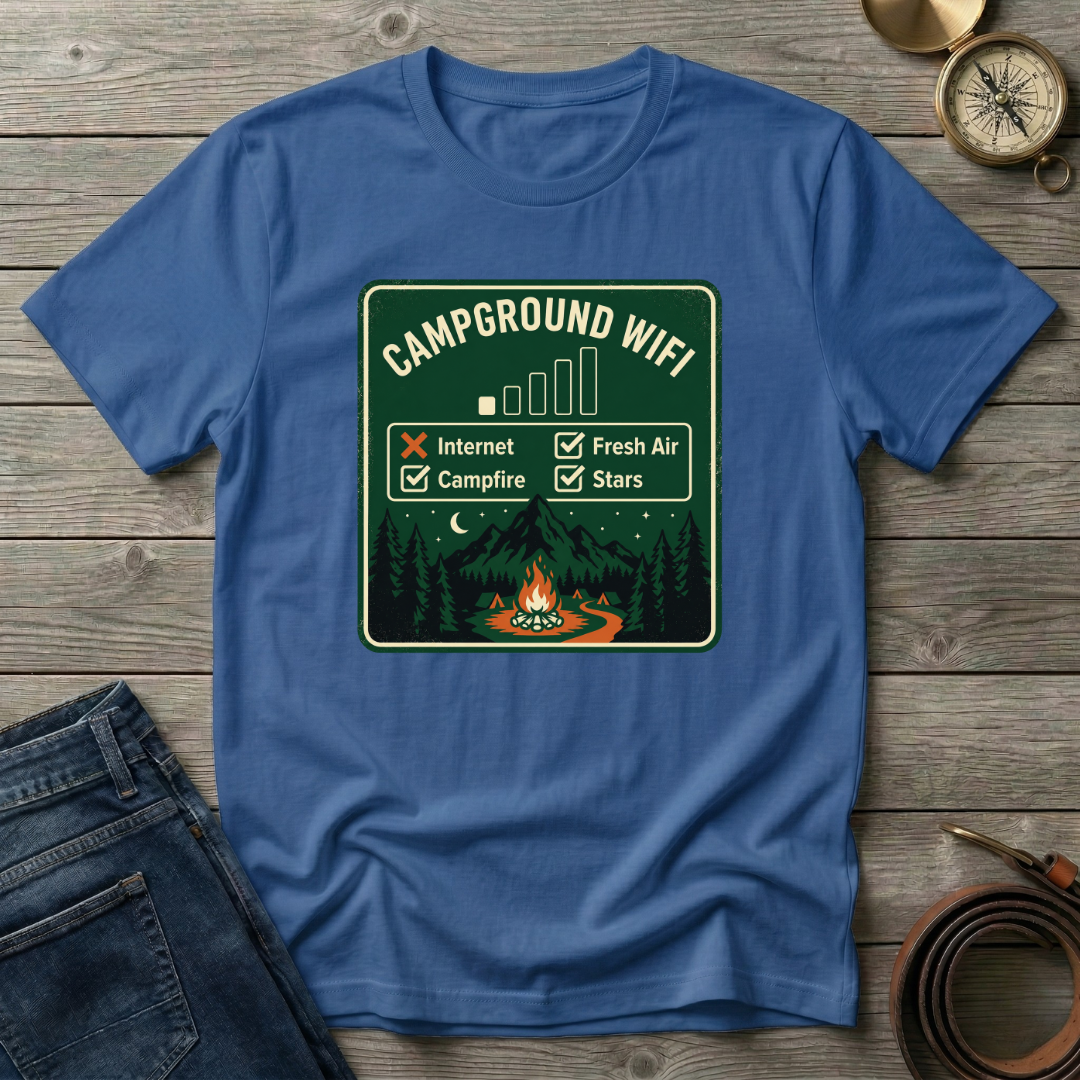 CAMPGROUND WIFI T-SHIRT