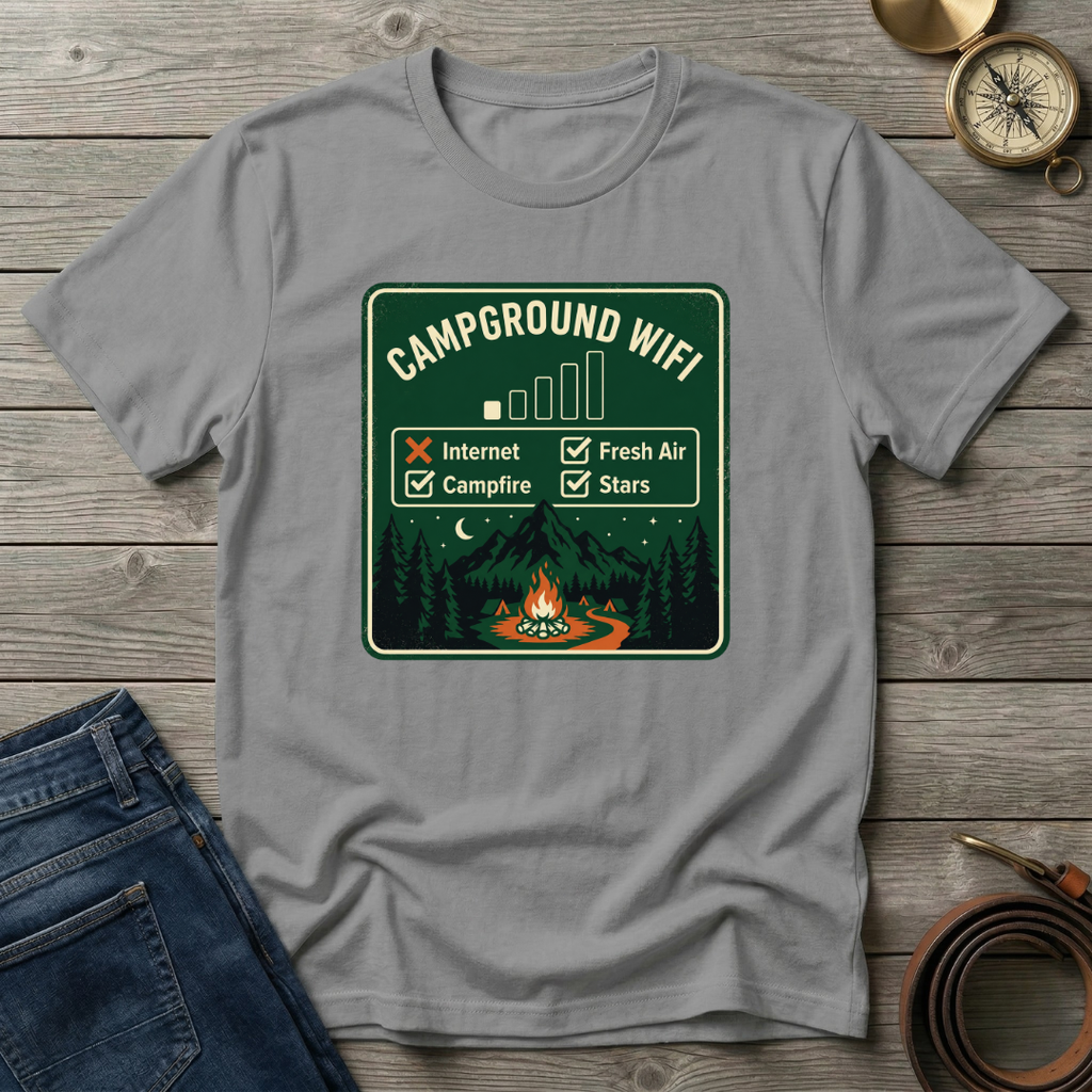 CAMPGROUND WIFI T-SHIRT