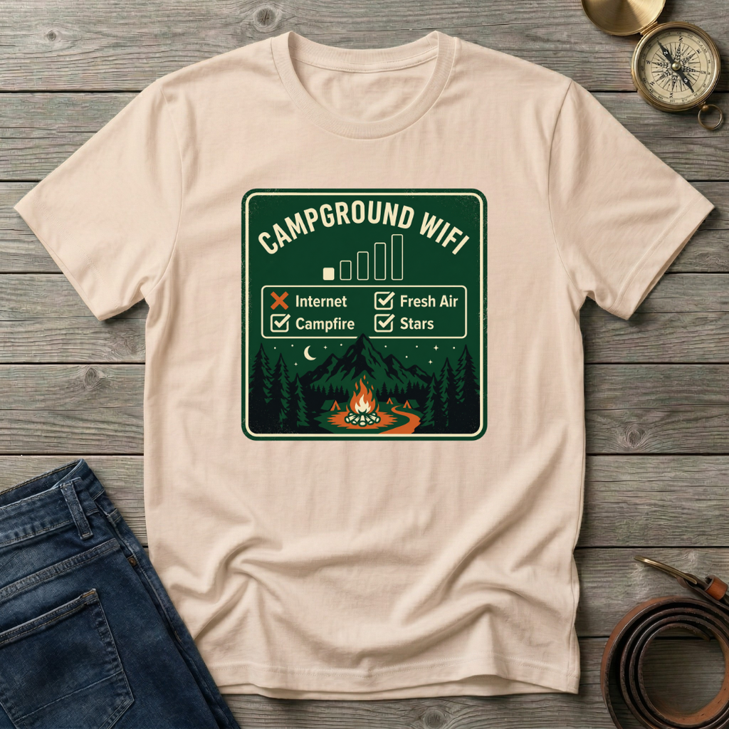 CAMPGROUND WIFI T-SHIRT