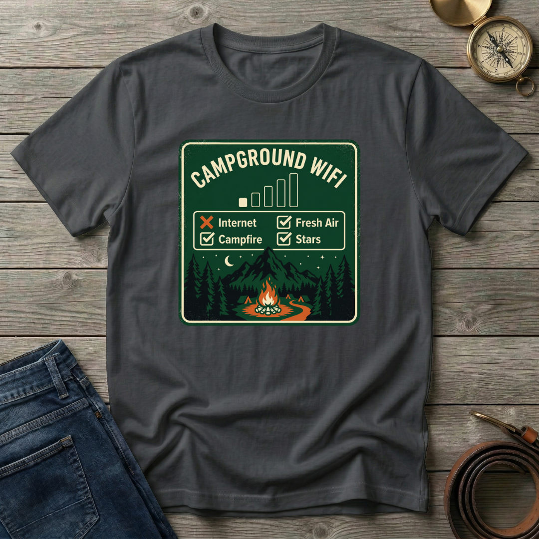CAMPGROUND WIFI T-SHIRT
