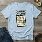 CAMPING CHECKLIST T-SHIRT