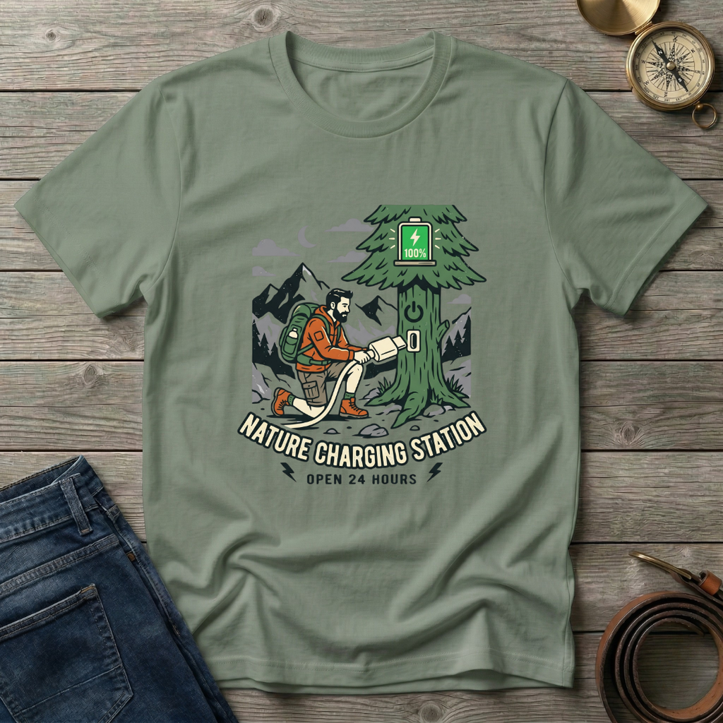 NATURE CHARGING T-SHIRT
