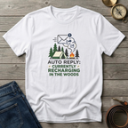 RECHARGING IN THE WOODS T-SHIRT