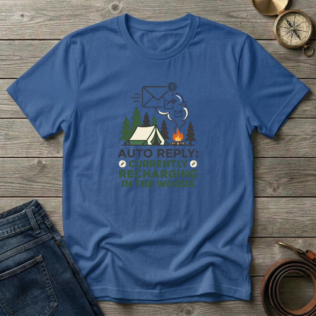 RECHARGING IN THE WOODS T-SHIRT