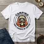 100% CHANCE OF COFFEE T-SHIRT