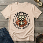 100% CHANCE OF COFFEE T-SHIRT