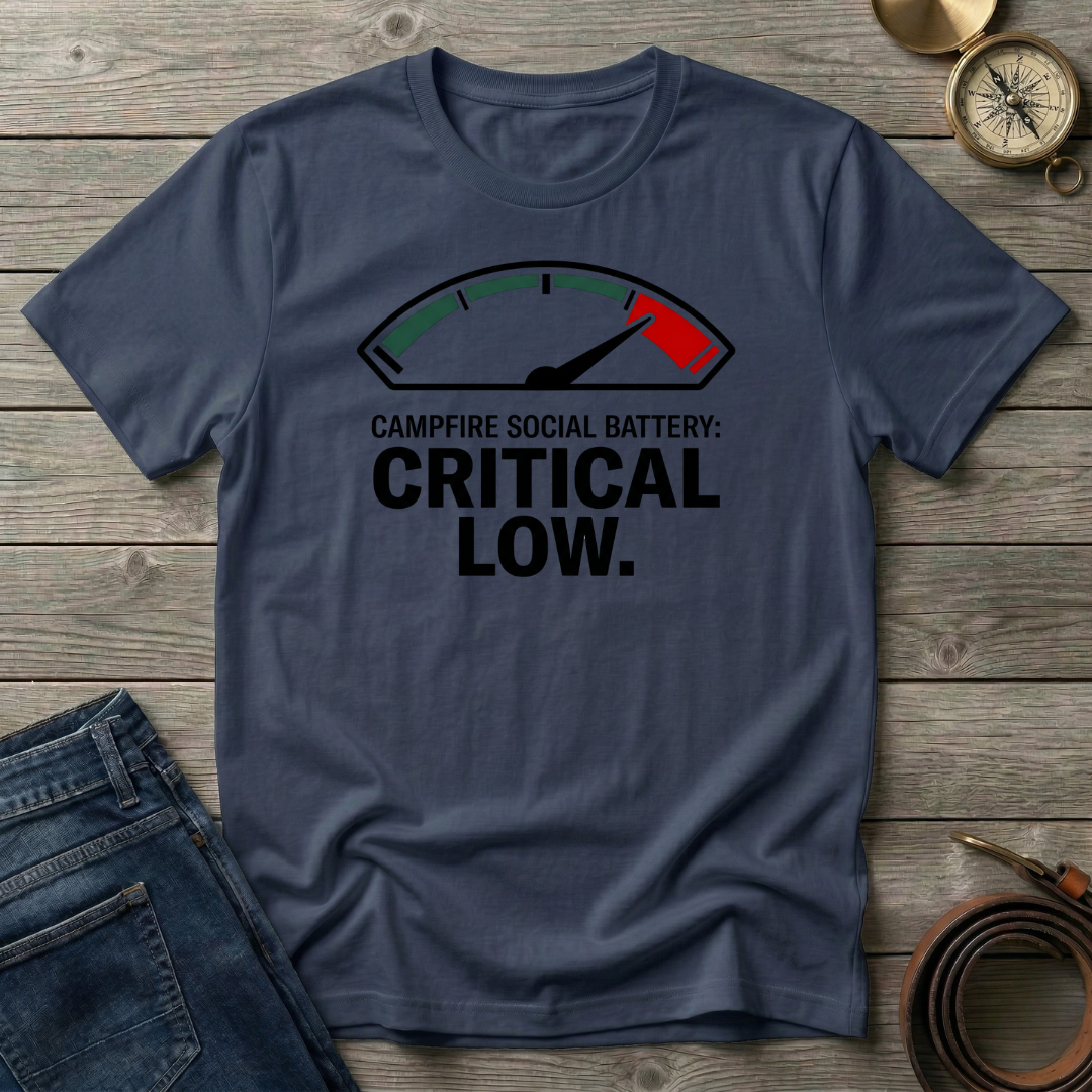 CAMPFIRE SOCIAL BATTERY T-SHIRT