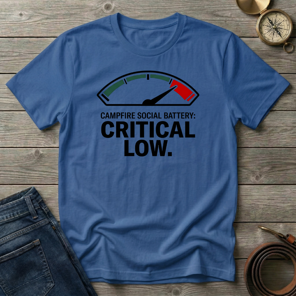 CAMPFIRE SOCIAL BATTERY T-SHIRT