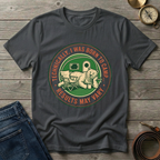 I WAS BORN TO CAMP T-SHIRT