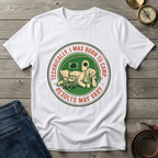 I WAS BORN TO CAMP T-SHIRT