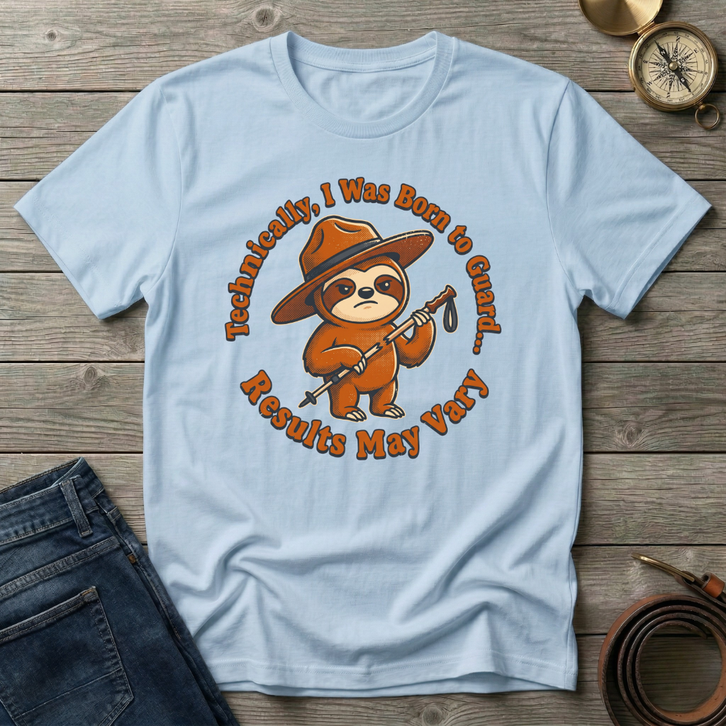 I WAS BORN TO GUARD T-SHIRT