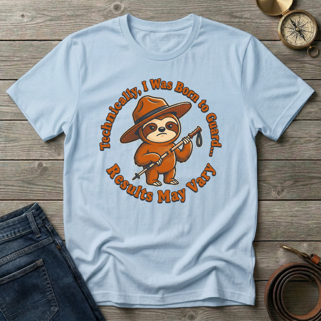 I WAS BORN TO GUARD T-SHIRT