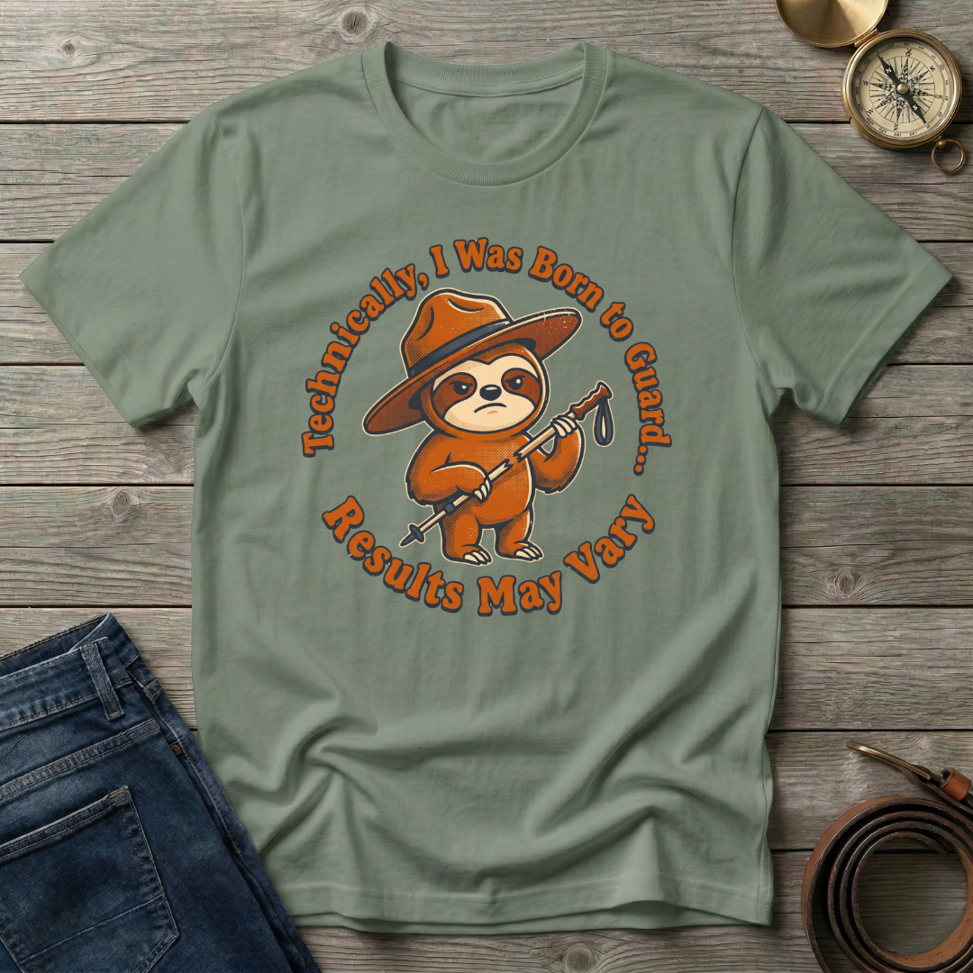 I WAS BORN TO GUARD T-SHIRT