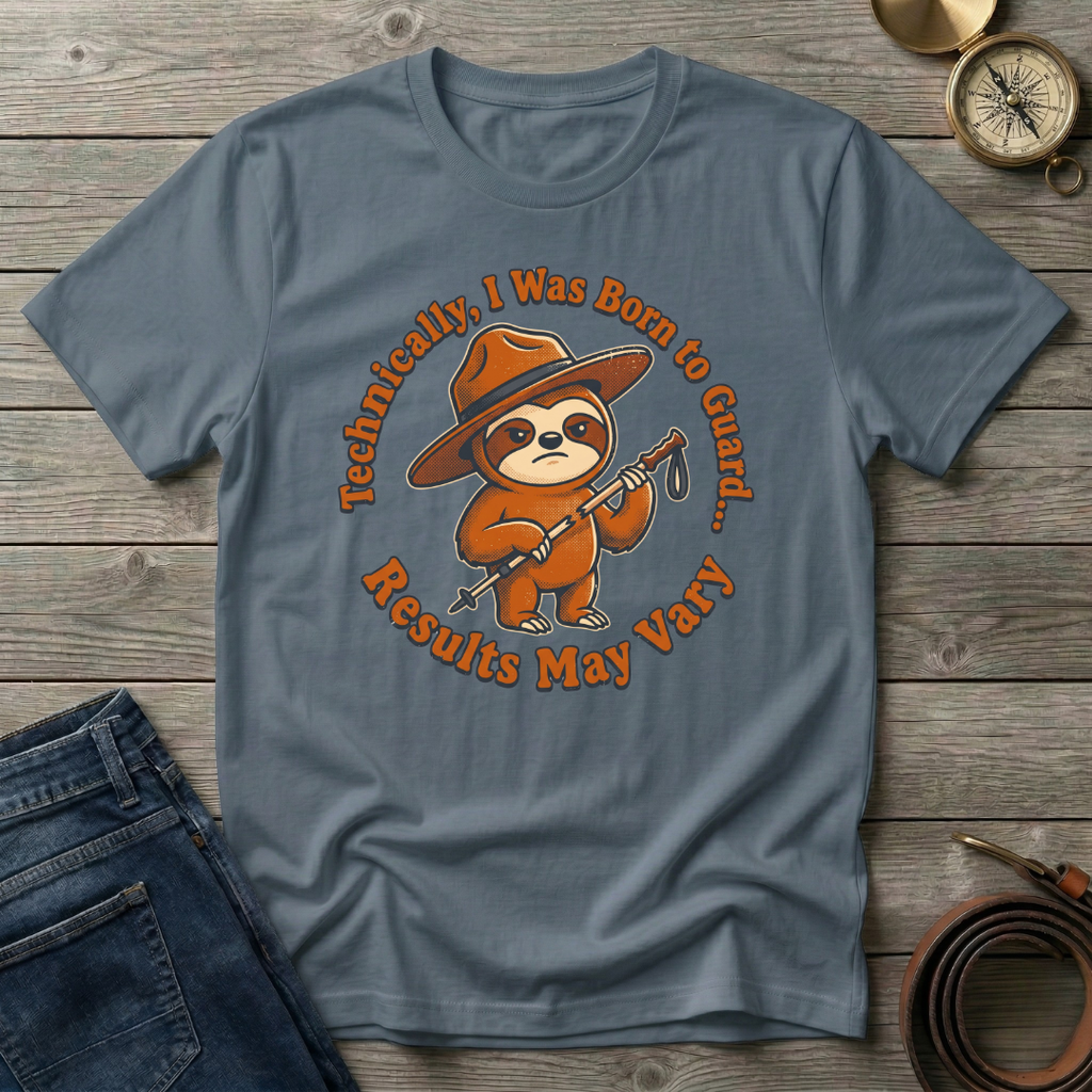 I WAS BORN TO GUARD T-SHIRT